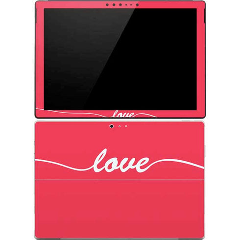 Love Banner Surface Pro 4 Skin
